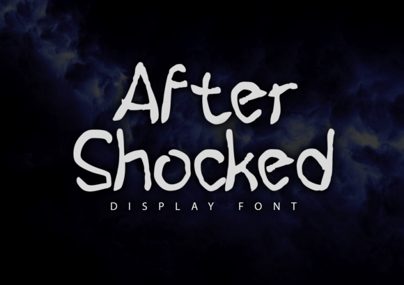 Aftershocked Font: Bold Display Type for Campaigns