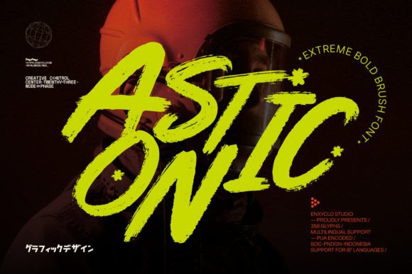 Astonic Font: Bold Display Type for Crafters