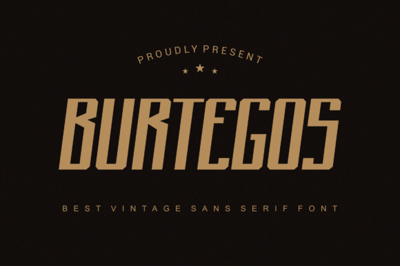 Burtegos Font: Bold Display Typography for Marketing