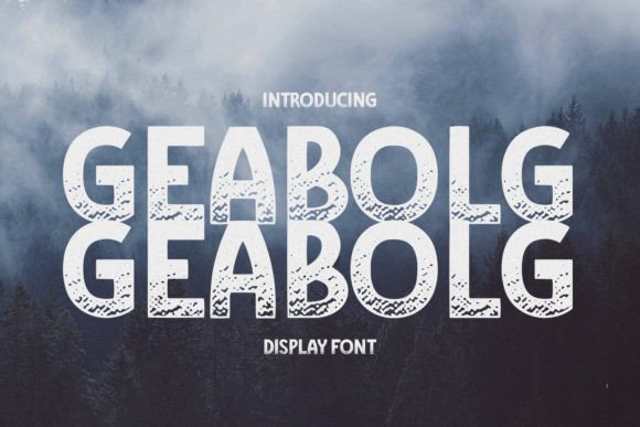 Geabolg Font: Testing Industrial Type in Web Layouts