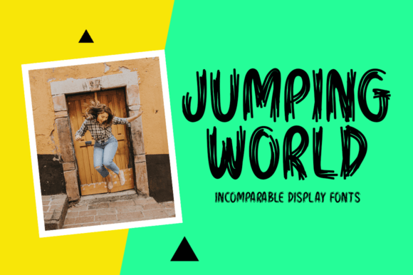 Jumping World Font: Adding Rhythm to Editorial Layouts
