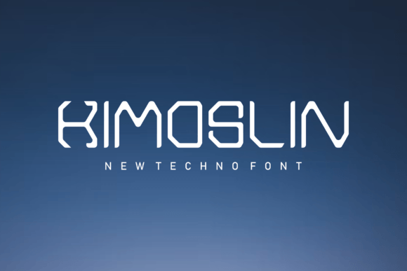 Kimoslin Font: Testing a Futuristic Display Typeface in Web Layouts