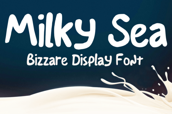 Milky Sea Font: Adding Playful Charm to Brand Identity