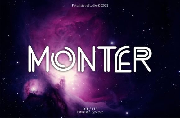 Monter Font: Bold Display Type for Modern Crafts