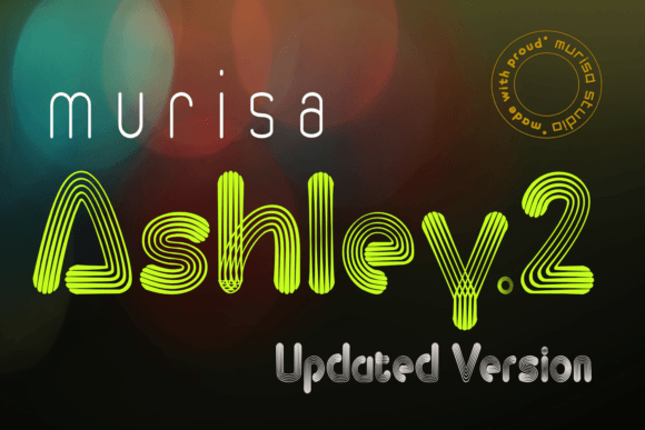 Murisa Ashley Font: A Retro Display Typeface for Branding