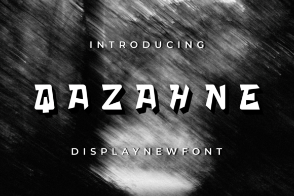 Qazahne Font Review: A Quirky Display Typeface for Branding