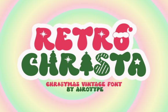 Retro Christa Font: A Designer’s Holiday Branding Test