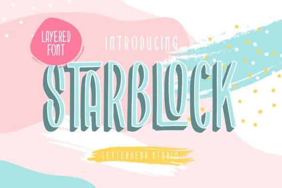 Starblock Font Review: A Playful Display Typeface for Branding