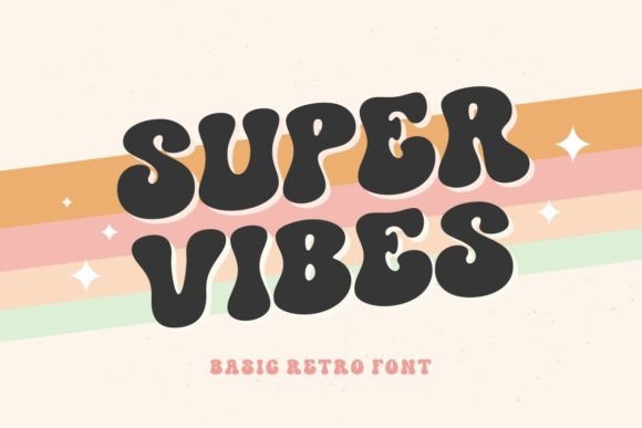 Super Vibes Font: A Retro Display Typeface for Branding