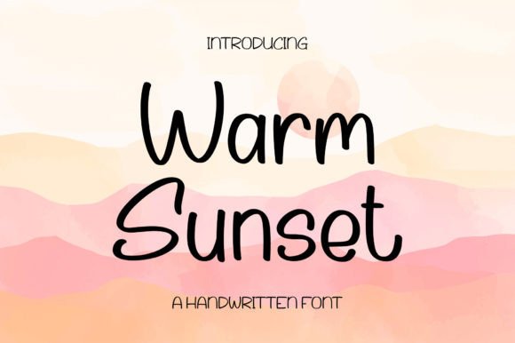 Warm Sunset Font: A Designer’s Branding Test