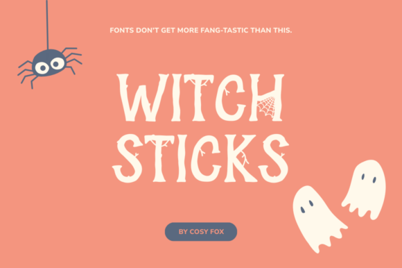 Witch Sticks Font Review: Rustic Display Type for Spooky Branding